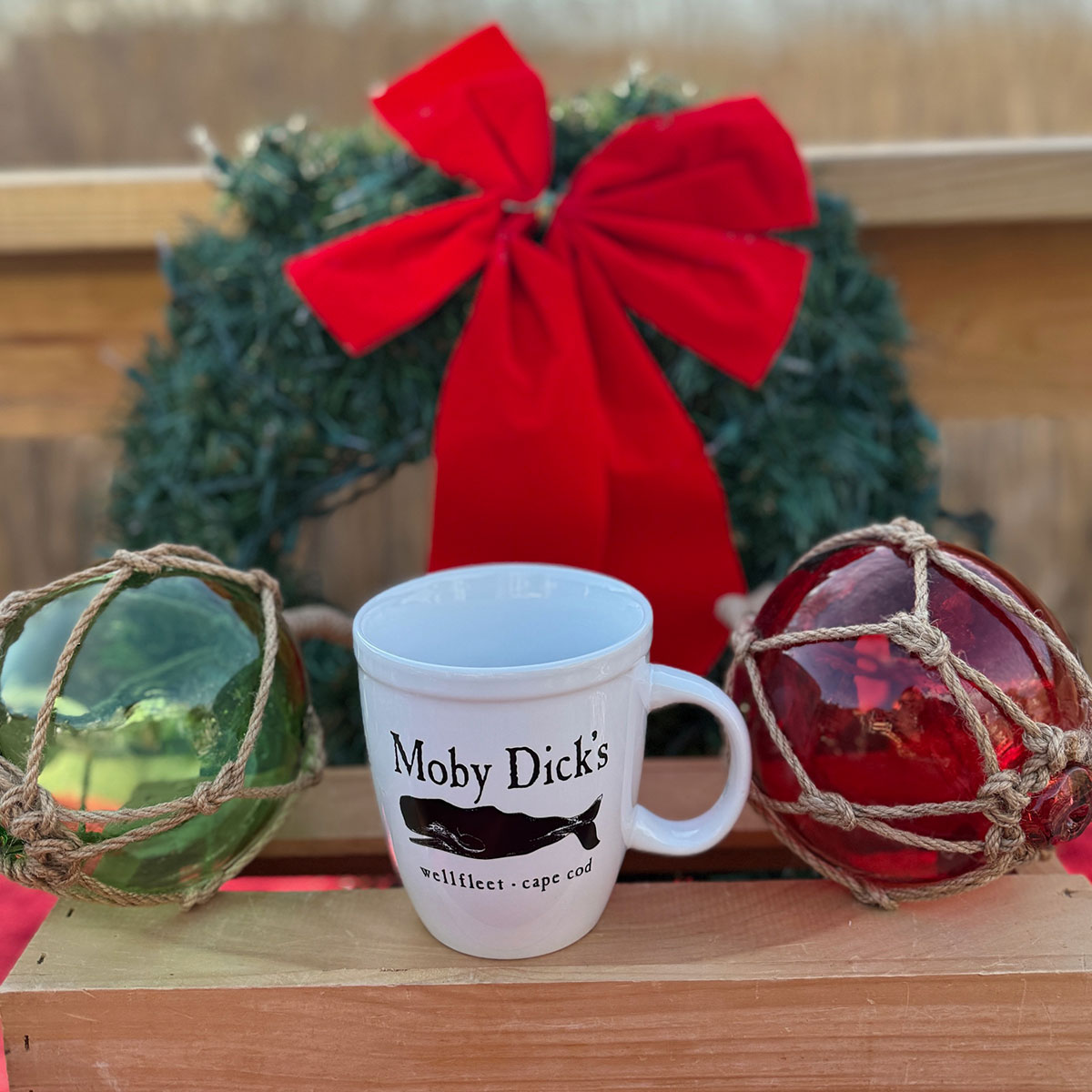 White Menu Whale Mug